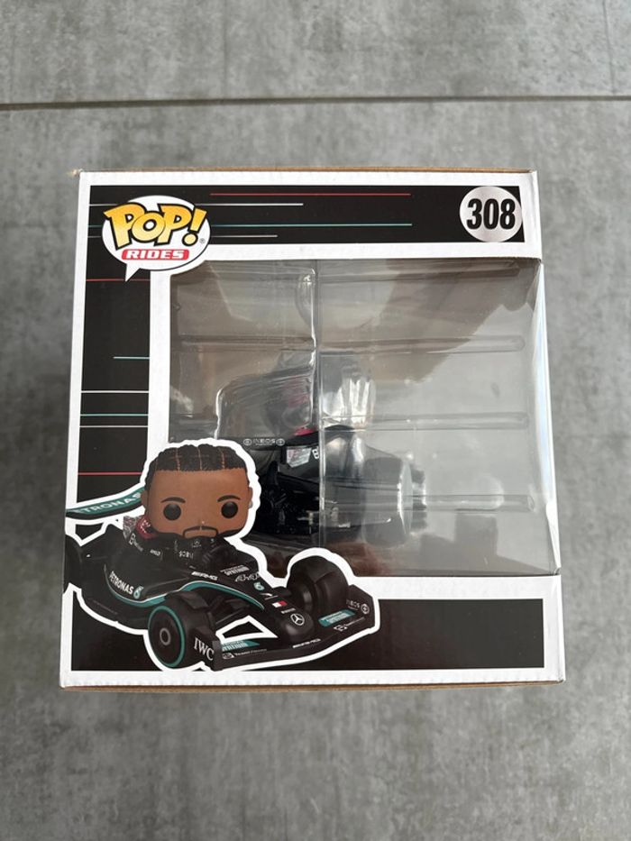 Figurine Funko Pop Rides Lewis Hamilton 308 AMG Petronas F1 - photo numéro 5