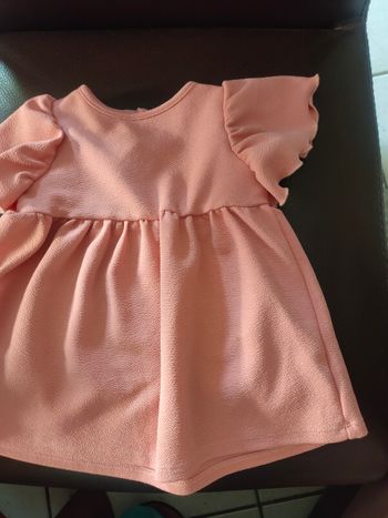 Robe rose poudré 12 mois