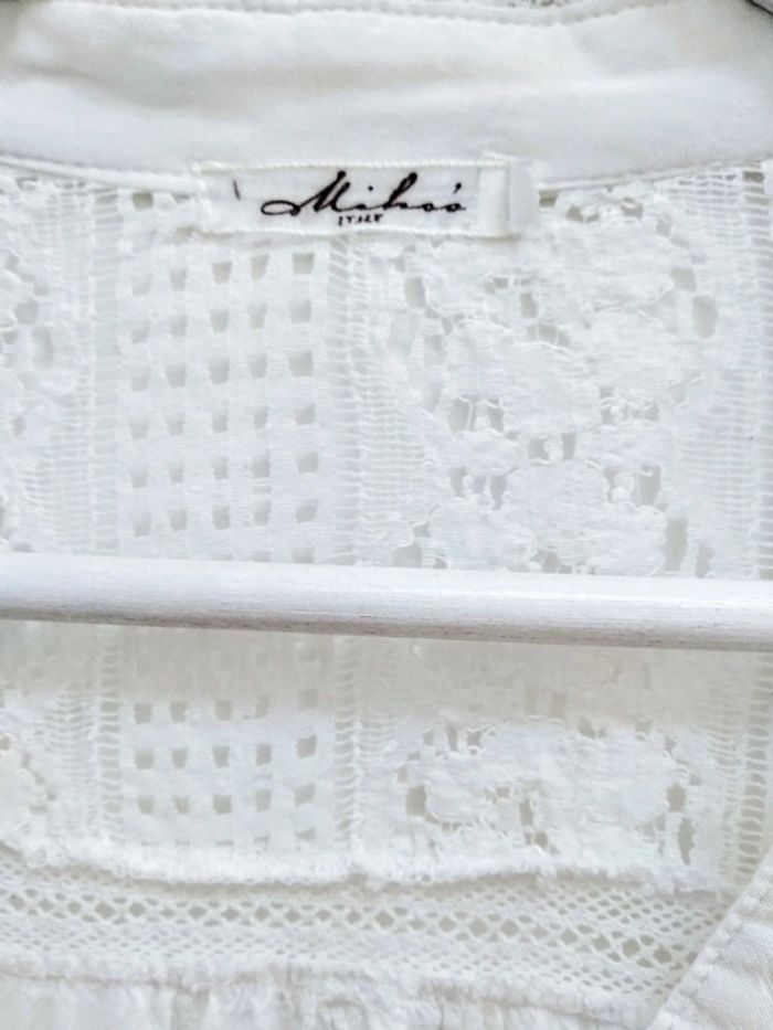 Blouse romantique Mihos en lin t 38 40 - photo numéro 2