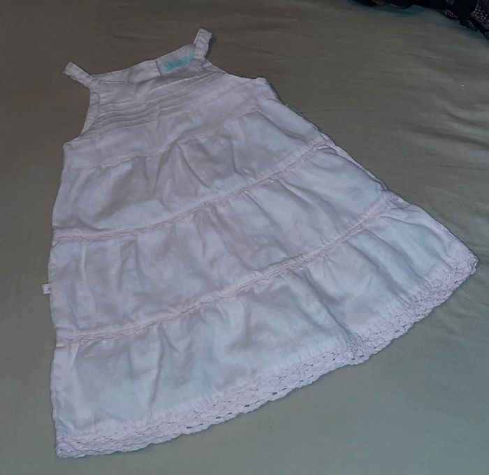 Robe bretelle rose 12 mois