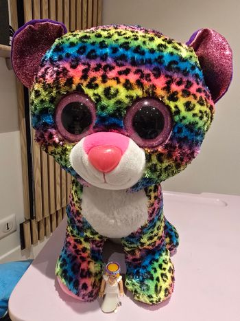 Grande peluche Léopard ty