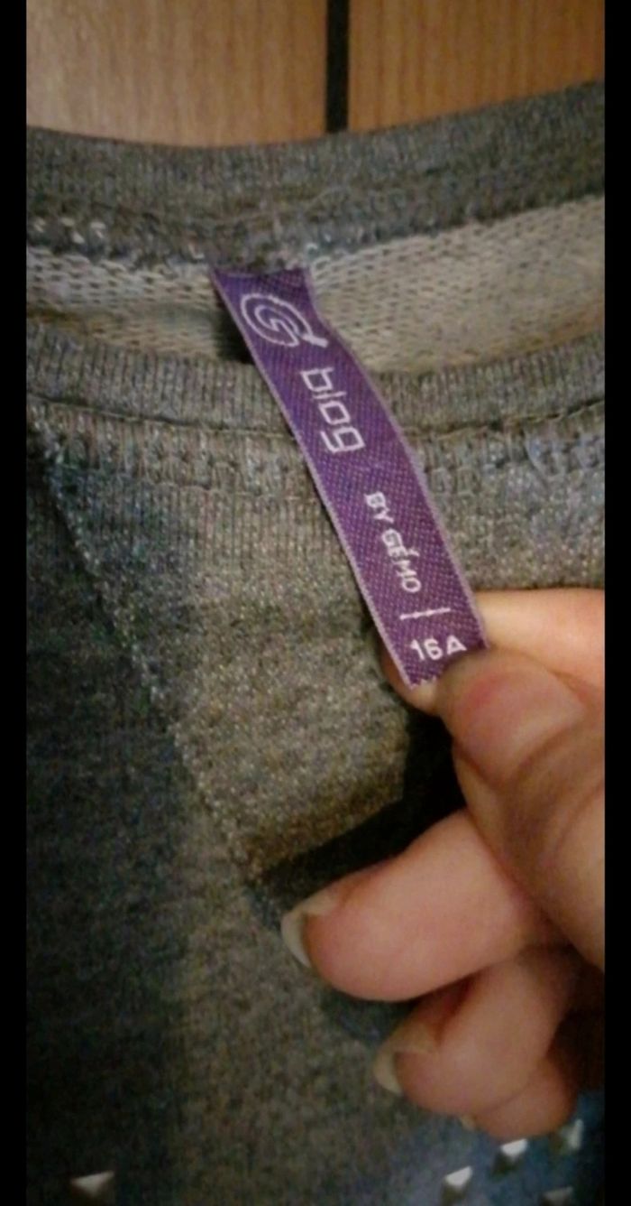 Haut avec cœur, gemo, confortable, t. 16 ans - photo numéro 4