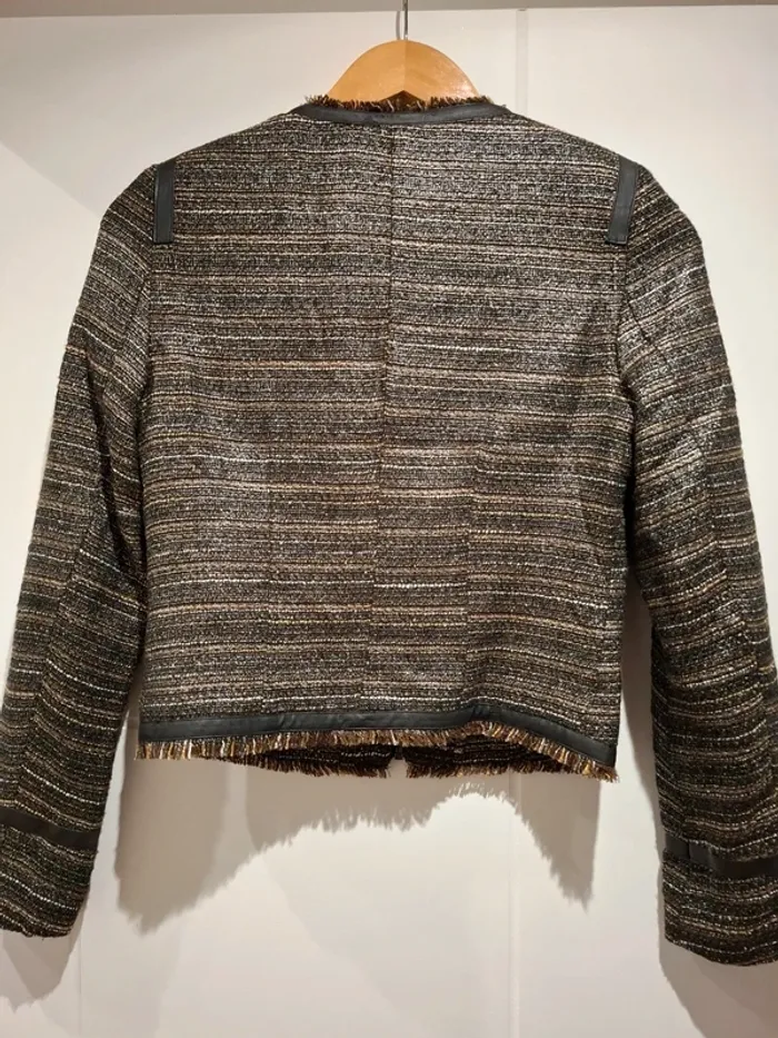 Veste tweed lumineuse - S - photo numéro 6