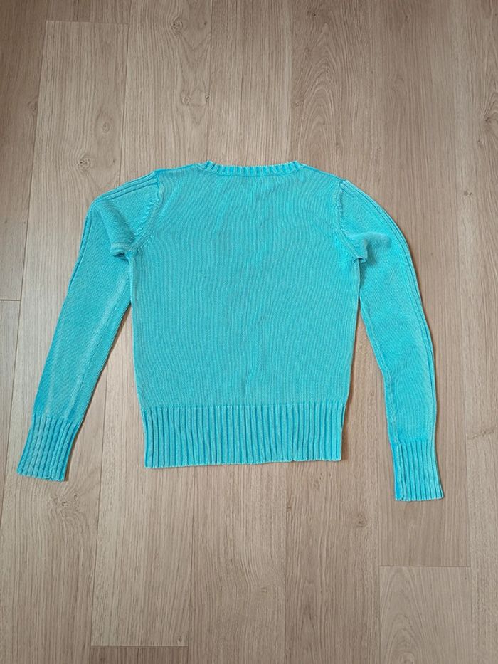 Pull turquoise - photo numéro 2