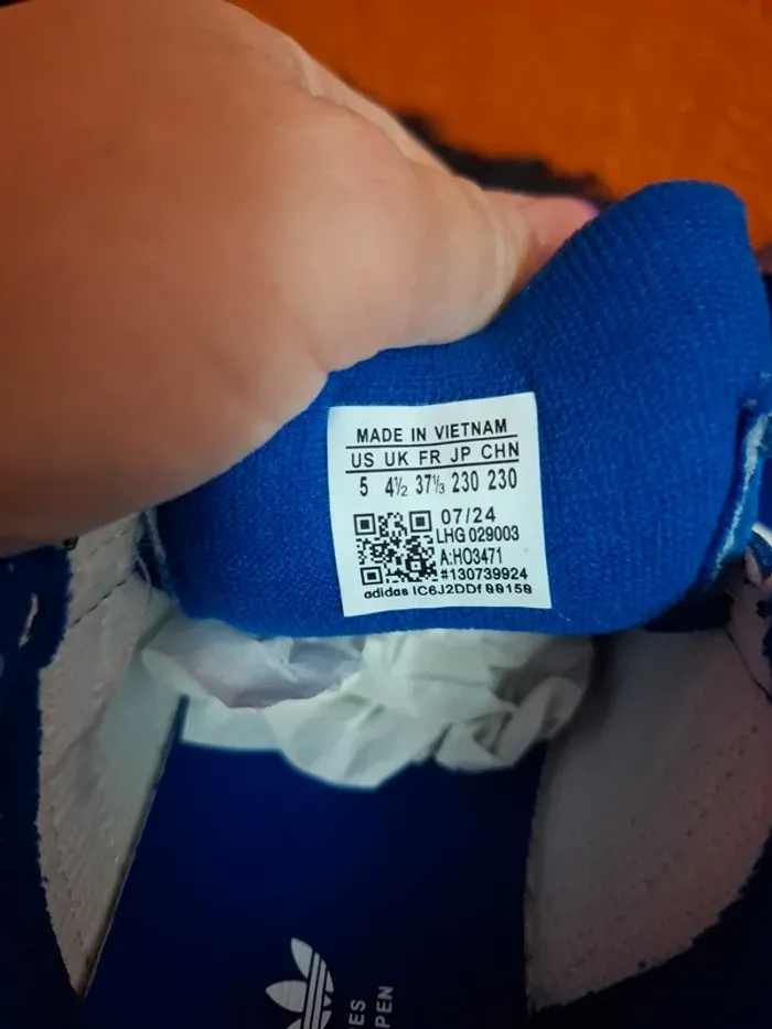 Jolie adidas campus bleu roi - photo numéro 6