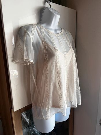 Top dentelle Zara taille m