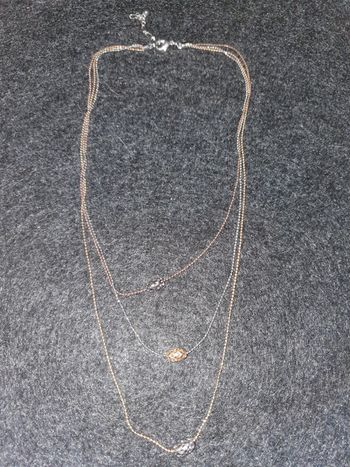 Collier 3 rangs fantaisie