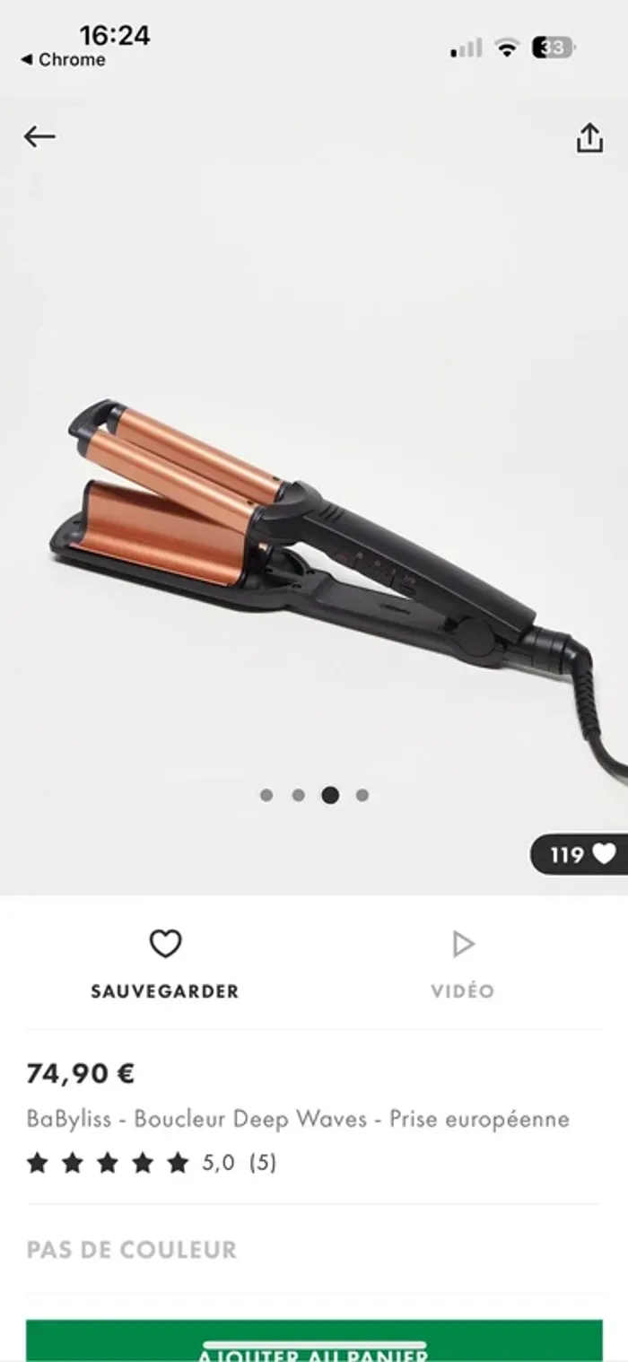 Boucleur deep waves Babyliss - photo numéro 8