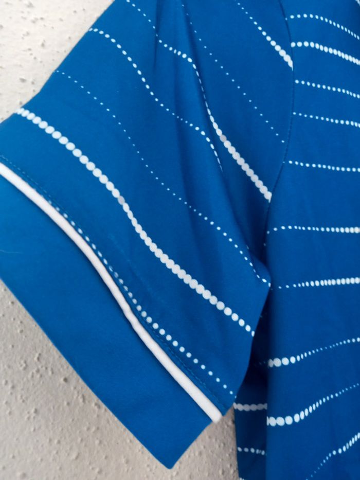 Polo garçon rayures bleu et blanc Taille : 8 ans - photo numéro 4