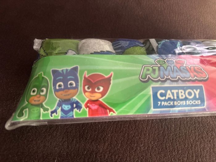 Lot de 7 paires de chaussettes PJMasks 27/30