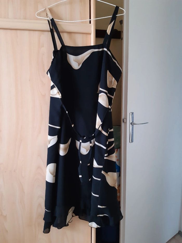 Robe noire,marron - photo numéro 4