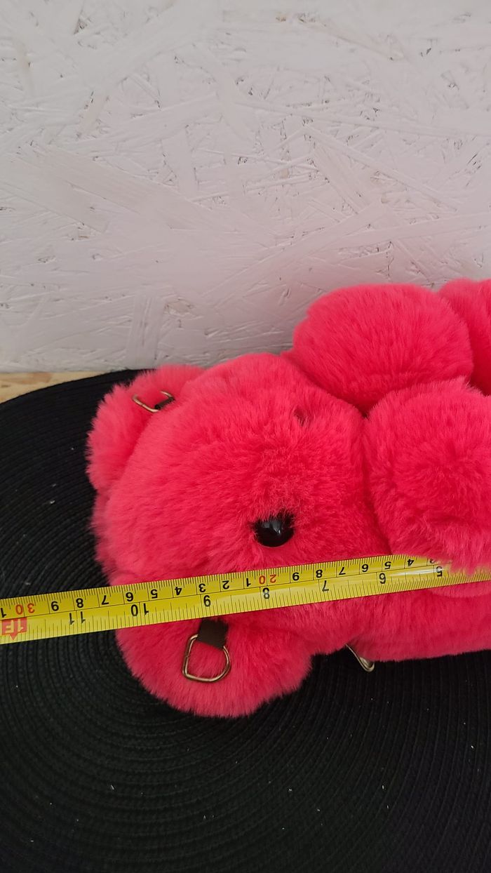 HUFFA Ours en Peluche bandoulière Sac à Dos Fille Sac de Messager Sac de chaîne Mignon Sac de Dessin - photo numéro 4