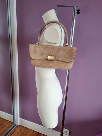 Sac en daim vintage