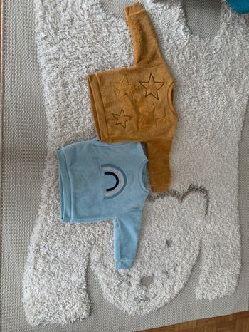 Lot de 2 sweats bébé mixte taille 23 mois