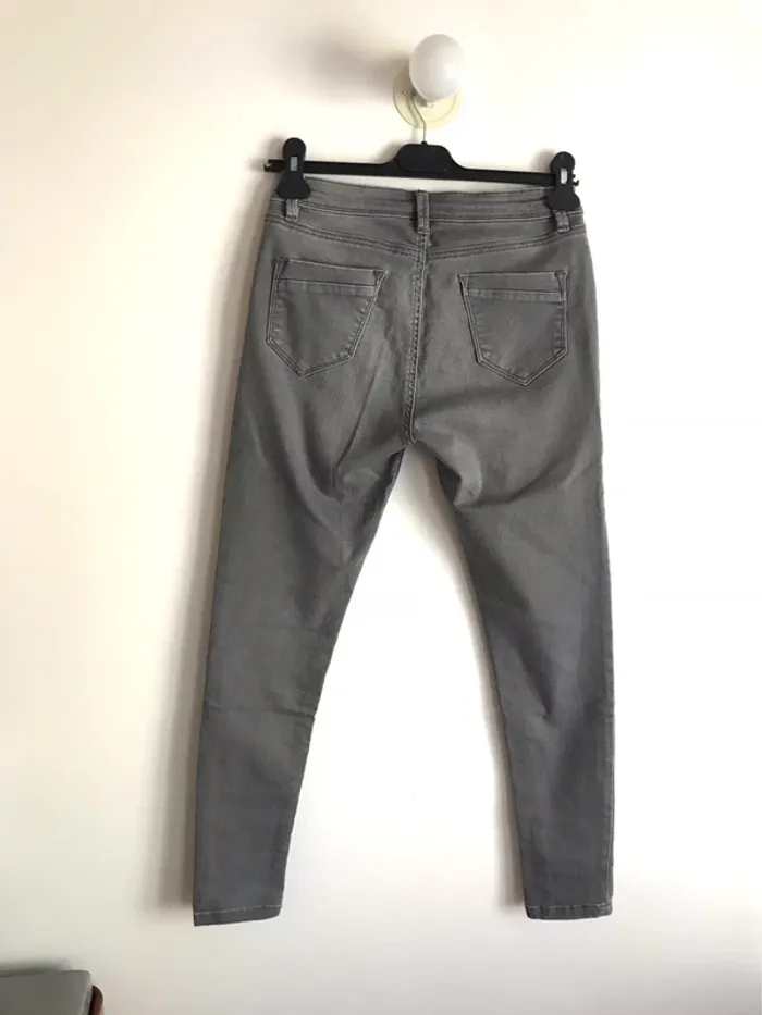 Jean slim gris Tex taille 36 - photo numéro 7