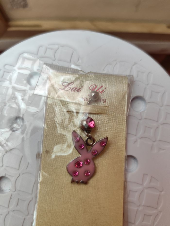 Piercing nombril lapin neuf sous blister - photo numéro 2