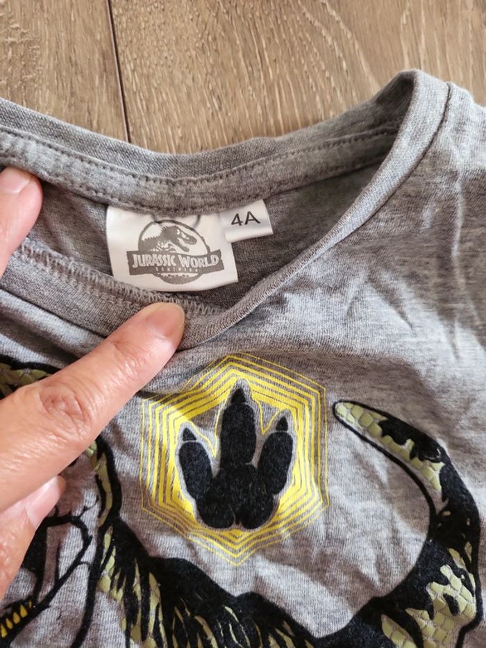 Tee-shirt jurassic world 4 ans - photo numéro 3