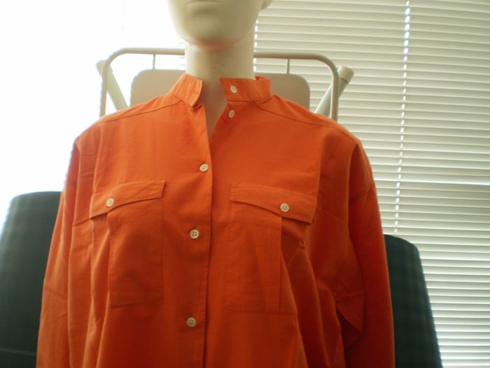 chemise orange t 42