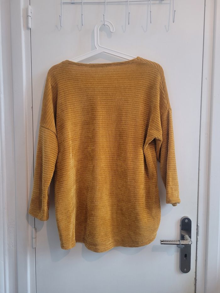 Haut moutarde manches 3/4 - photo numéro 2