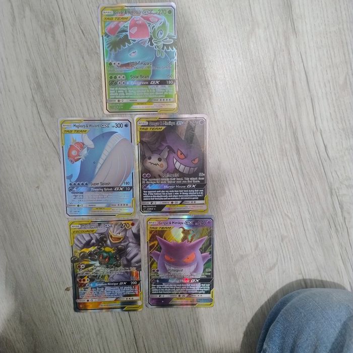 Carte pokémon escouade et tag team