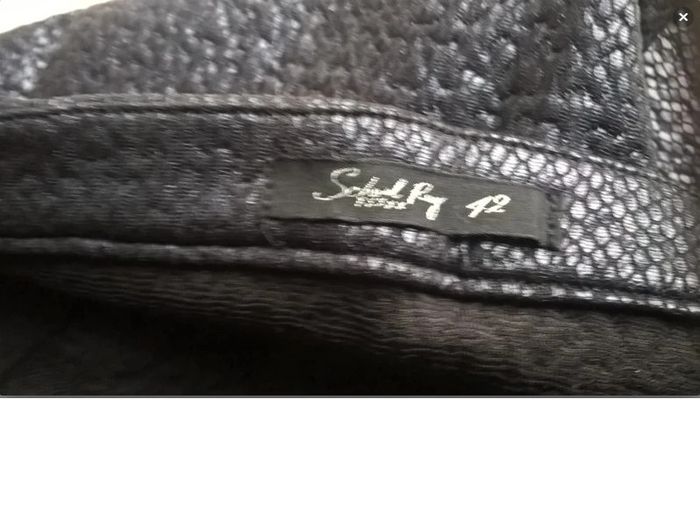 Jupe courte effet croco bleu School Rag T42 - photo numéro 5