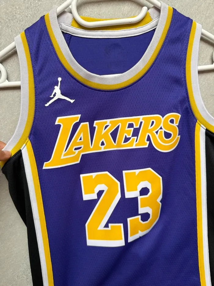 Ensemble enfant maillot de basket Lakers NBA taille S - photo numéro 3