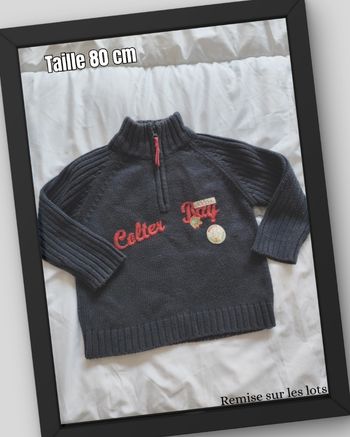 Pull col camionneur 🧸 Taille 80 cm 