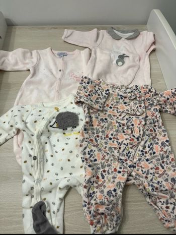 Lot pyjamas bébé fille naissance