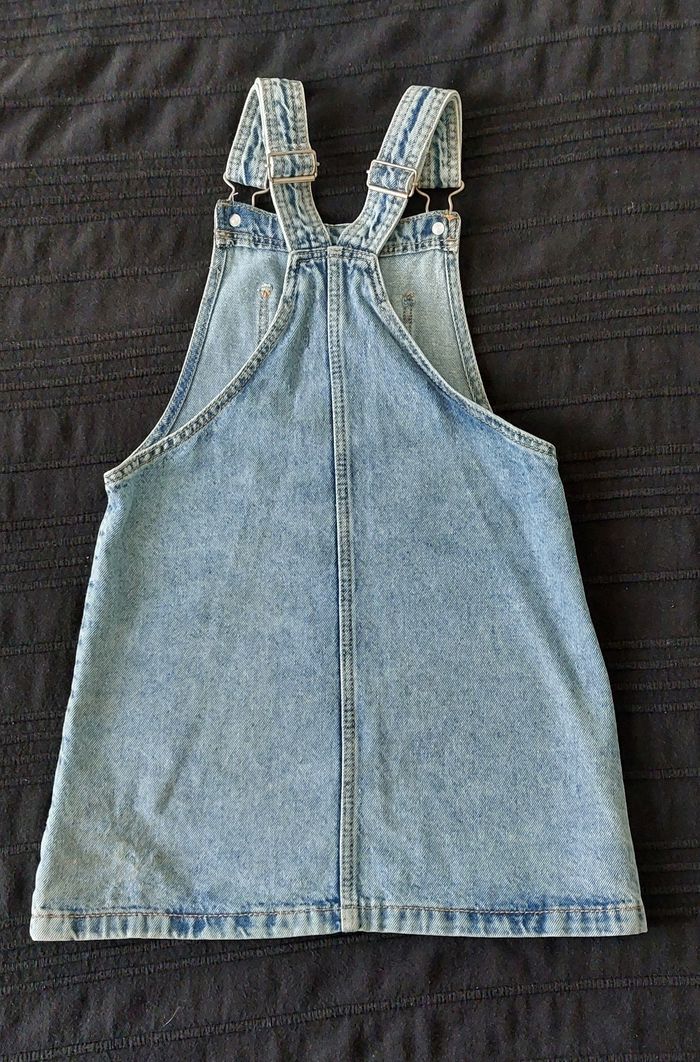 Robe chasuble vintage en jean - photo numéro 2