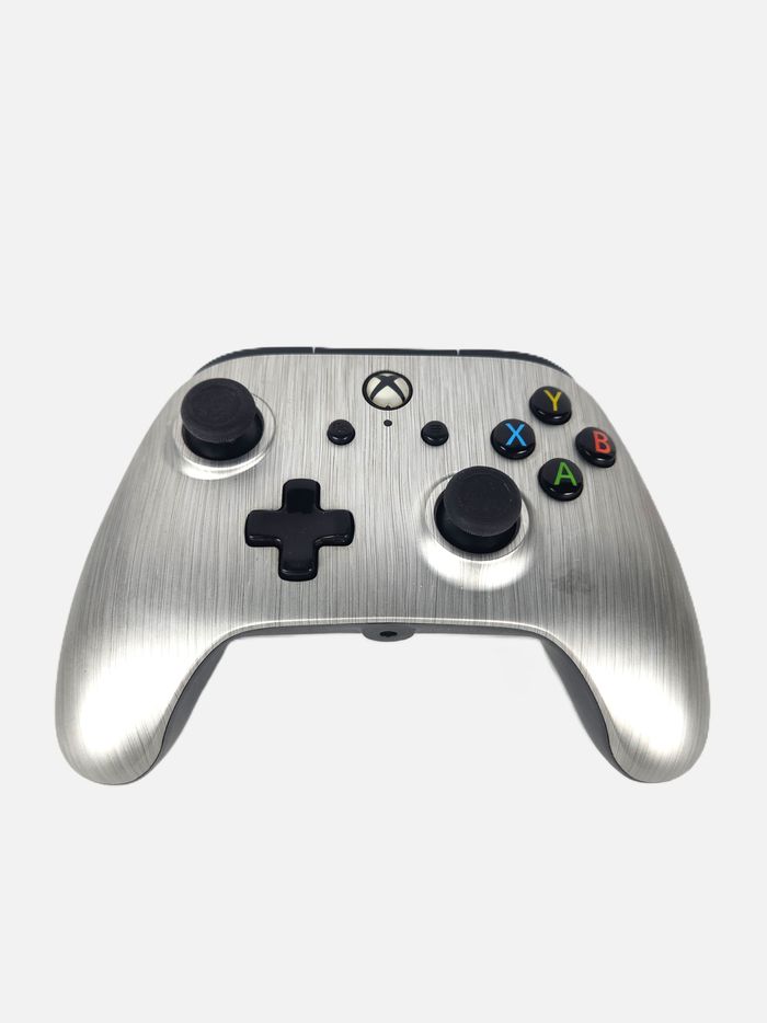 Manette Filaire PowerA pour Xbox One - Edition Aluminium Brossé