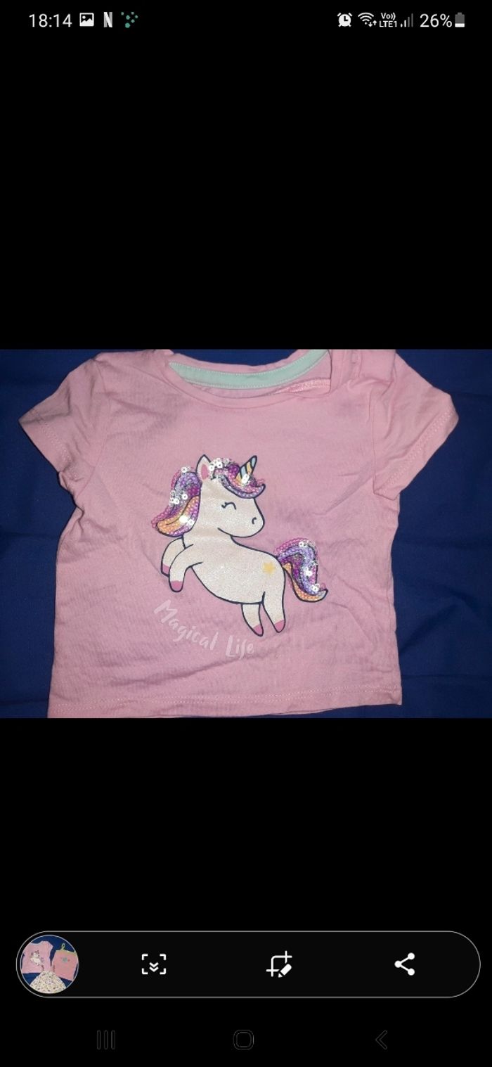 Lot de 3 hauts été fille 3 mois (lot n°30) - photo numéro 2