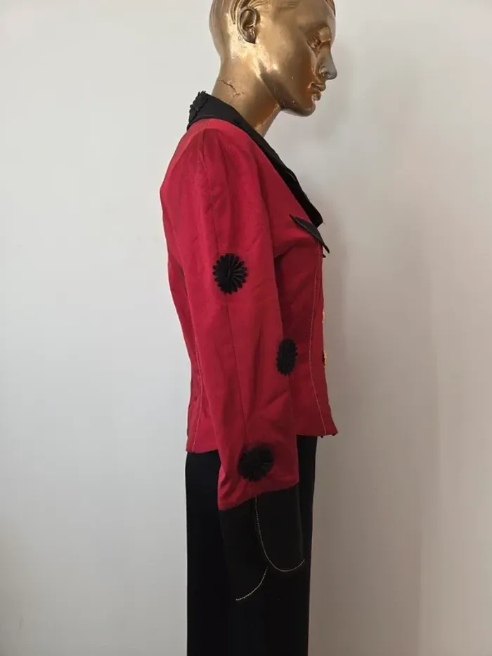 Blazer bordeaux Kristina Popovitch - photo numéro 6