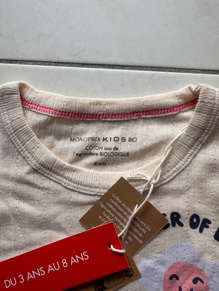 Tee shirt monoprix beige - photo numéro 2