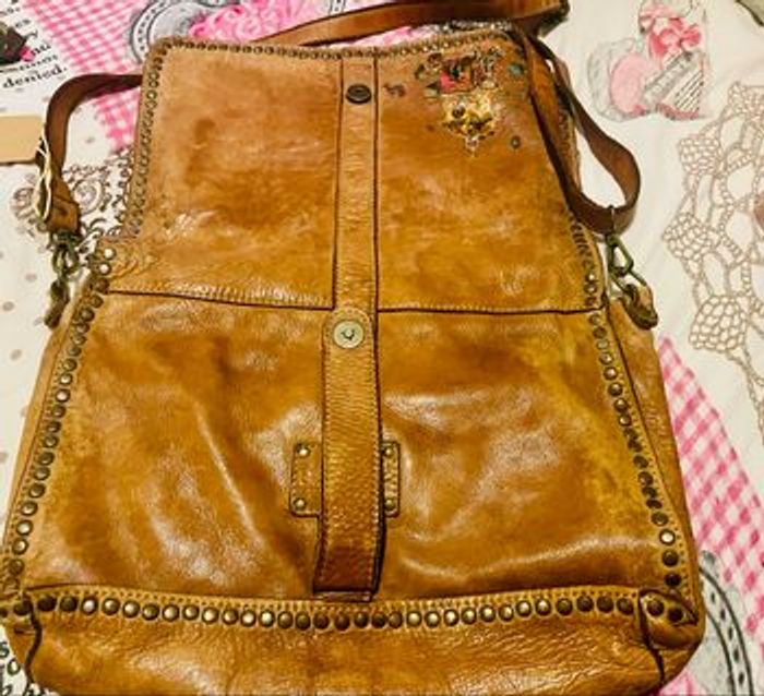 Bayside sac bandoulière cuir italy 🌺 - photo numéro 2