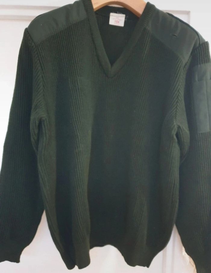 Pull épais laine style militaire officier Saint James Taille L - photo numéro 2