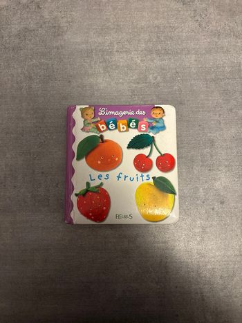 Livre l’imagerie des bébés les fruits