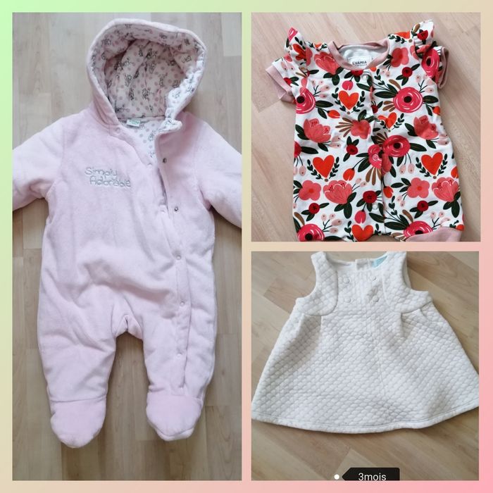 Lot 3 mois fille été - photo numéro 2