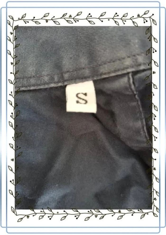 Chemise slim bleu "Daddy&son",col vieilli, taille S, bon état - photo numéro 5