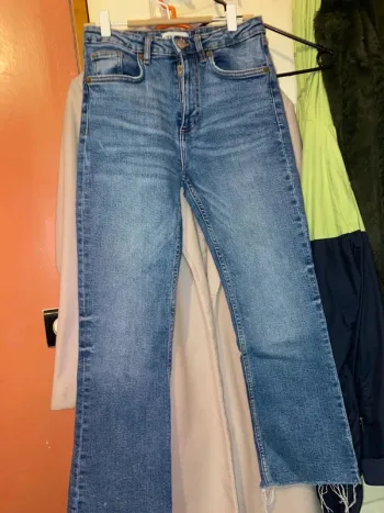 Jeans à jambe large