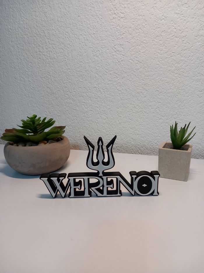 Logo décoratif rap Werenoi