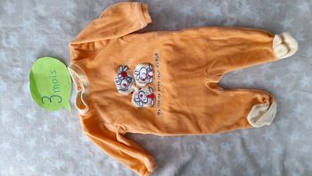 Pyjama velours lapin