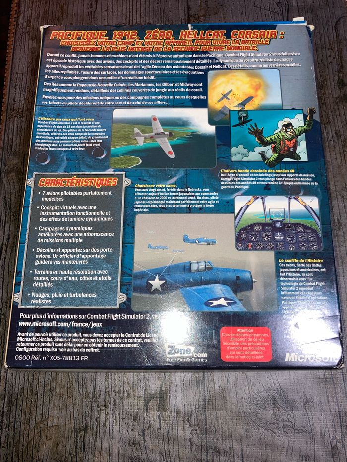 Combat flight Simulator 2 Guerre du Pacifique Jeu PC Bigbox Complet Microsoft - photo numéro 2