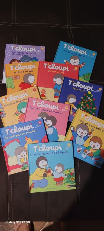 10 livres tchoupi à lire et à ecouter