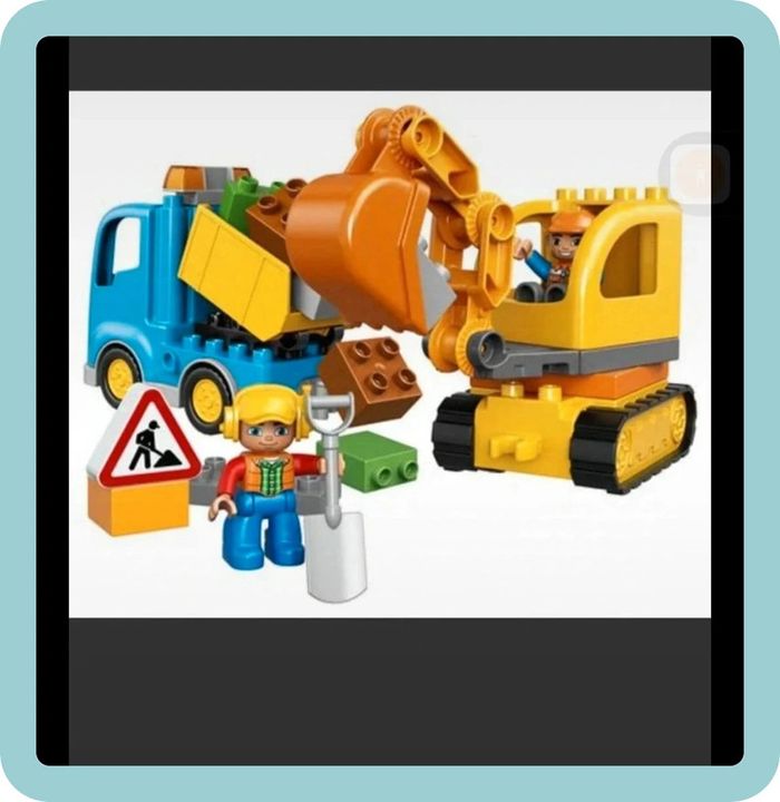 Lego Duplo city 10812 le camion et la pelleteuse - photo numéro 2