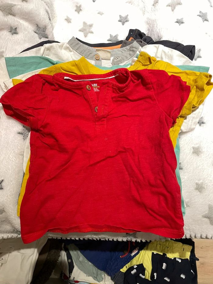 Lot 10 T-shirt 18 mois - photo numéro 6