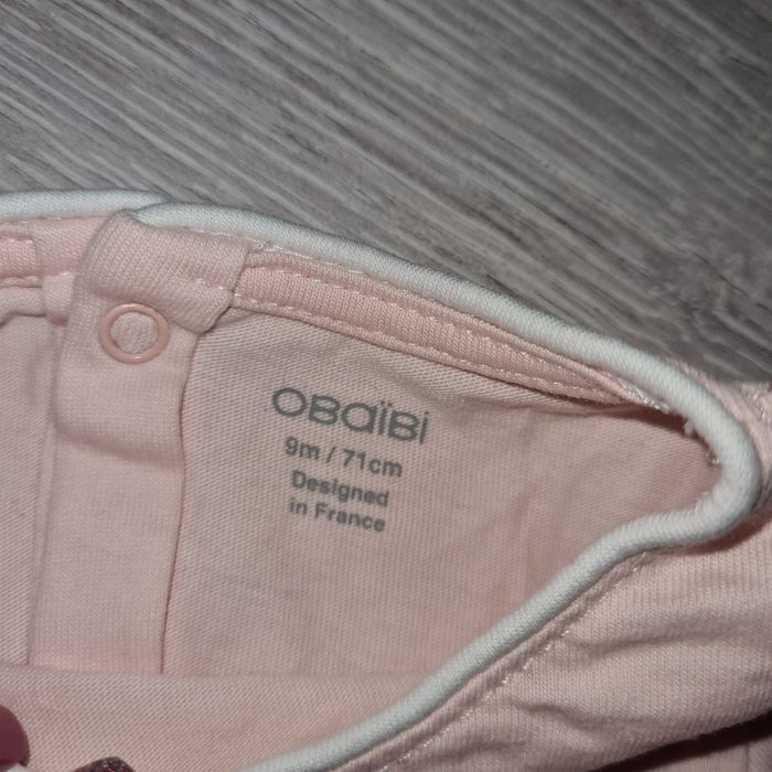 T-shirt manches longues 9 mois obaibi - photo numéro 3