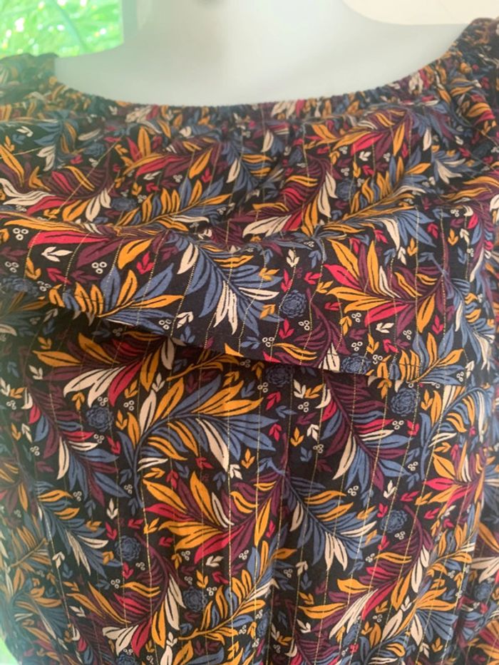 Robe été In Extenso taille 40 motifs feuilles - photo numéro 6