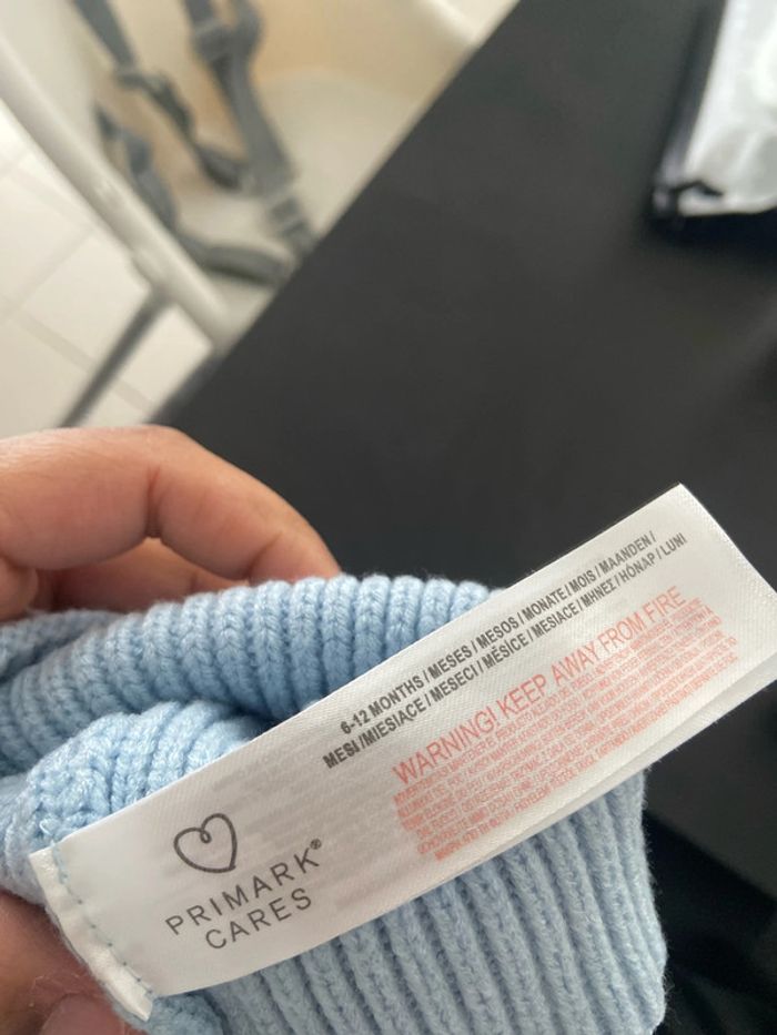 Bonnet bleu ciel - photo numéro 2