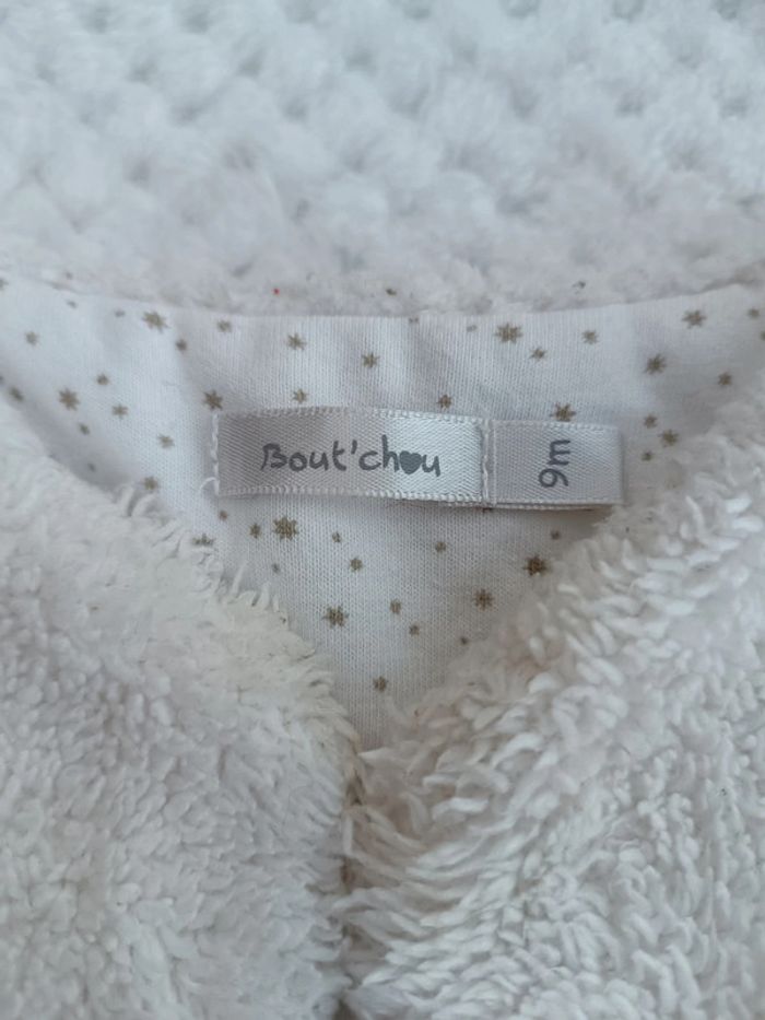 🔸Gilet Blanc Moumoute - Bout'chou 9 Mois🔸 - photo numéro 2