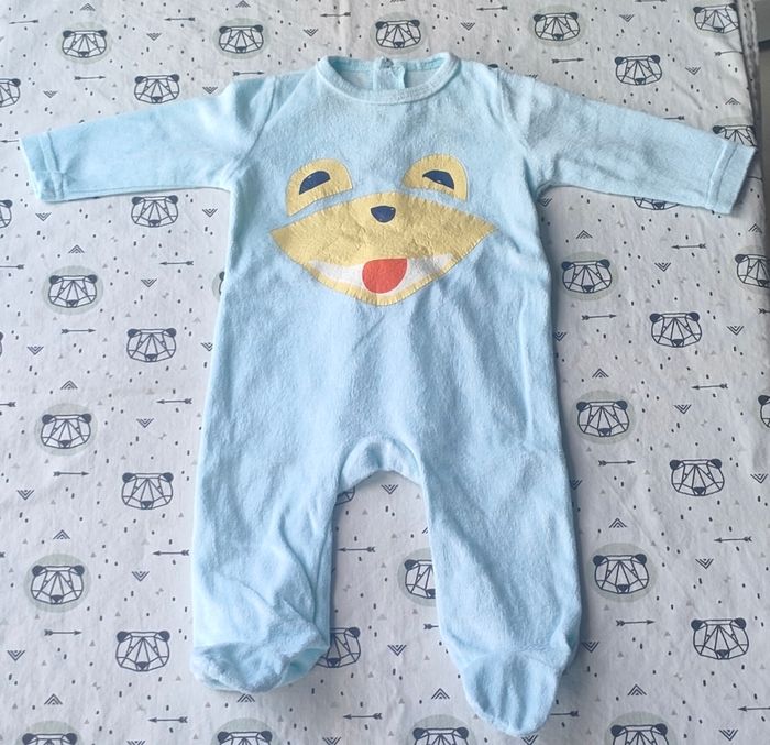 Lot pyjamas velours taille 6 mois - photo numéro 4